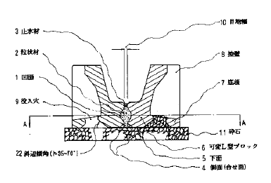 インターロッキング式ブロック-代表図1