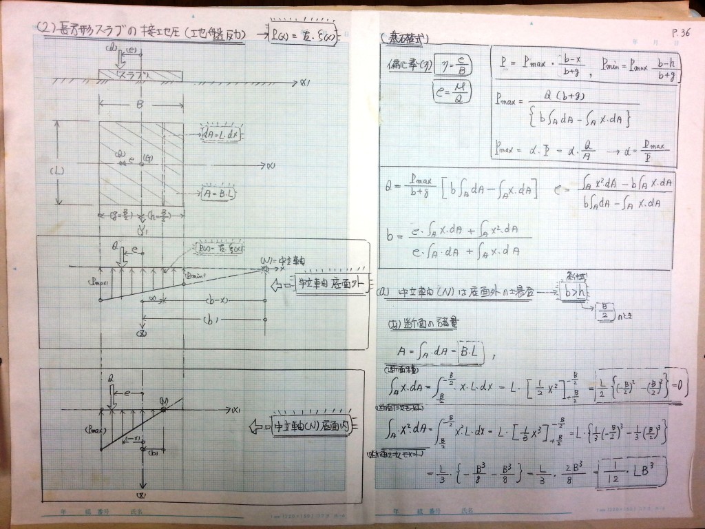数学の復習と土質力学基礎 (2)　P36